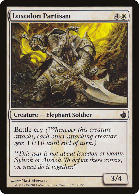 Loxodon Partisan (MBS-012) (Foil)