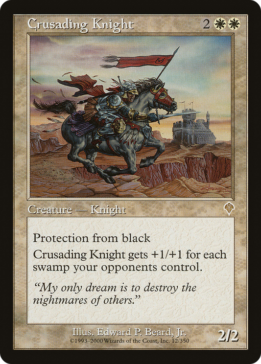 Crusading Knight (INV-012) (Foil)