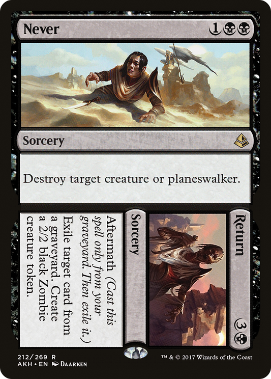 Never // Return (AKH-212) (Foil)