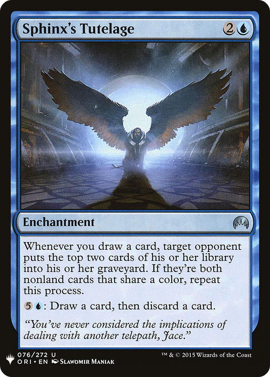 Sphinx's Tutelage (LIST-ORI-76)