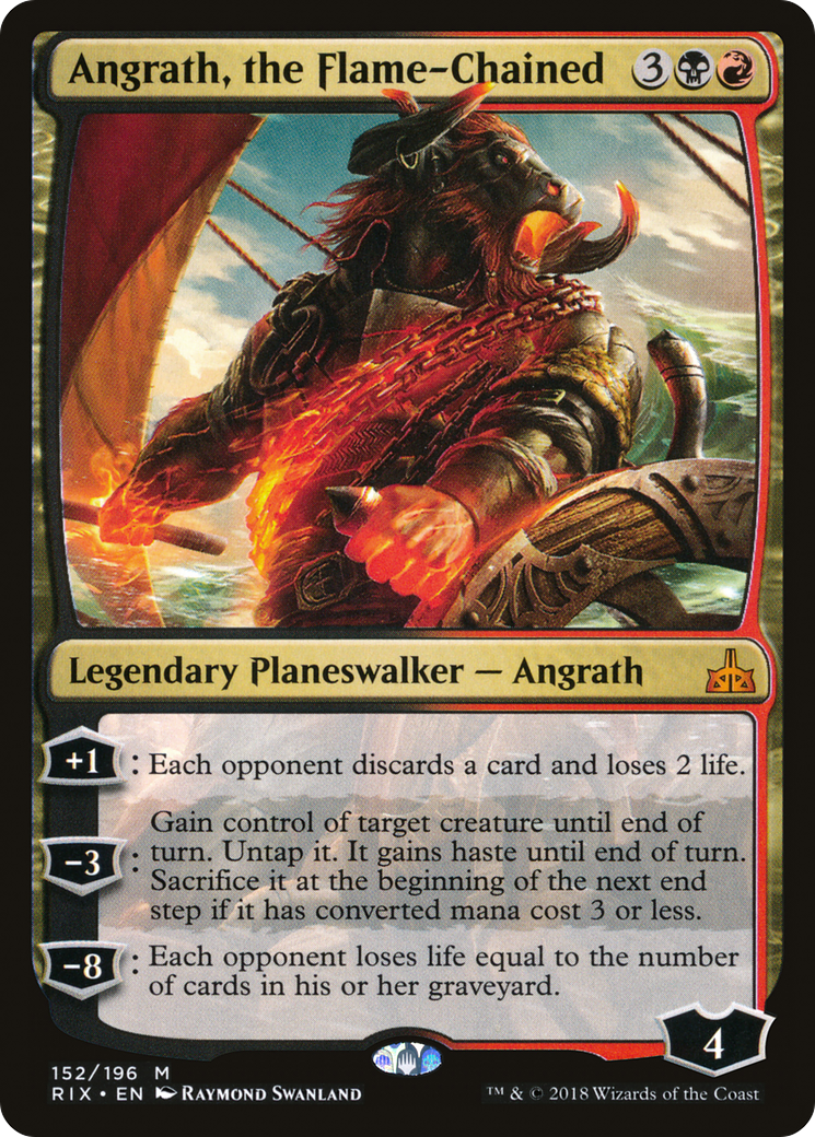 Angrath, the Flame-Chained (RIX-152) (Foil)