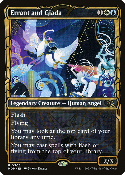 Errant and Giada (MOM-306) (Showcase) (Foil)