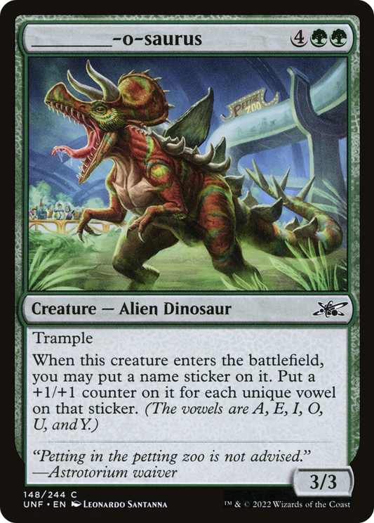 _____-o-saurus (UNF-148)