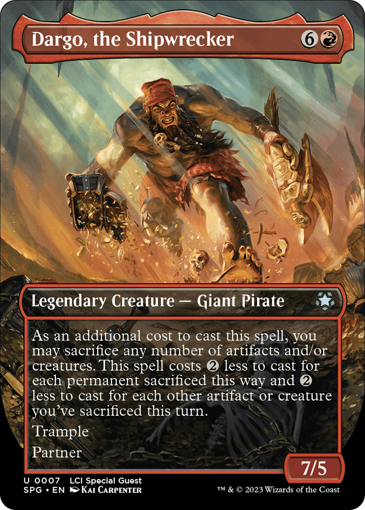 Dargo, the Shipwrecker (SPG-007) (Borderless) (Foil)