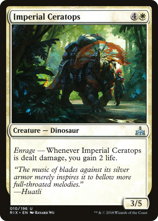 Imperial Ceratops (RIX-010) (Foil)
