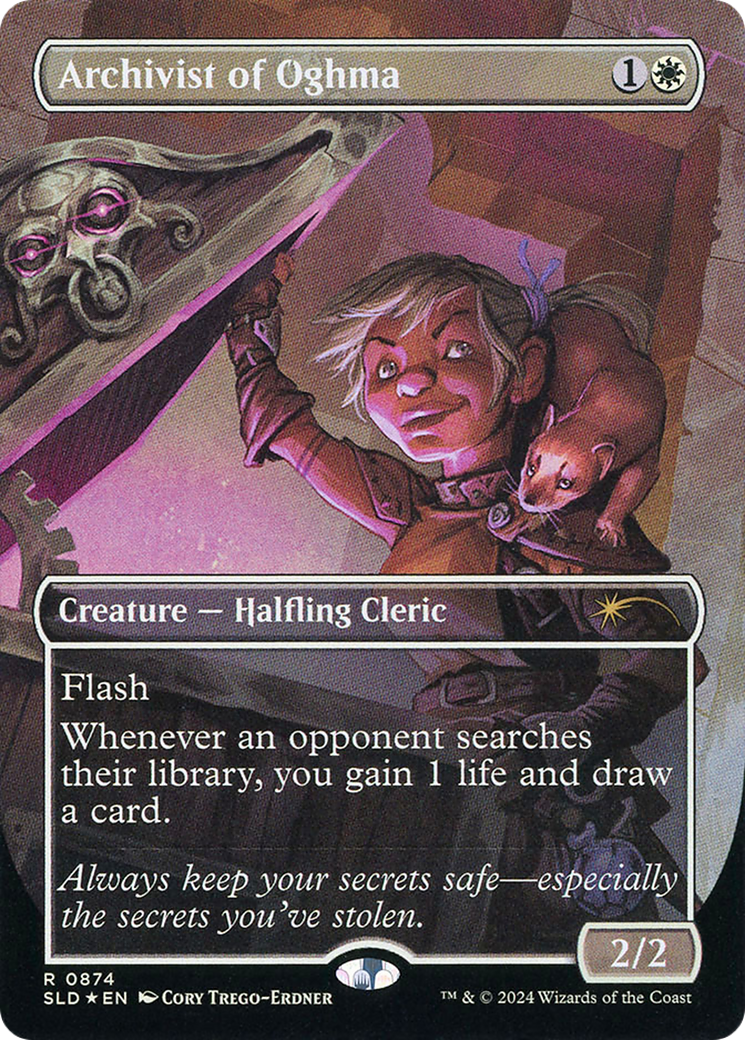 Archivist of Oghma (SLD-874) (Borderless) (Foil)
