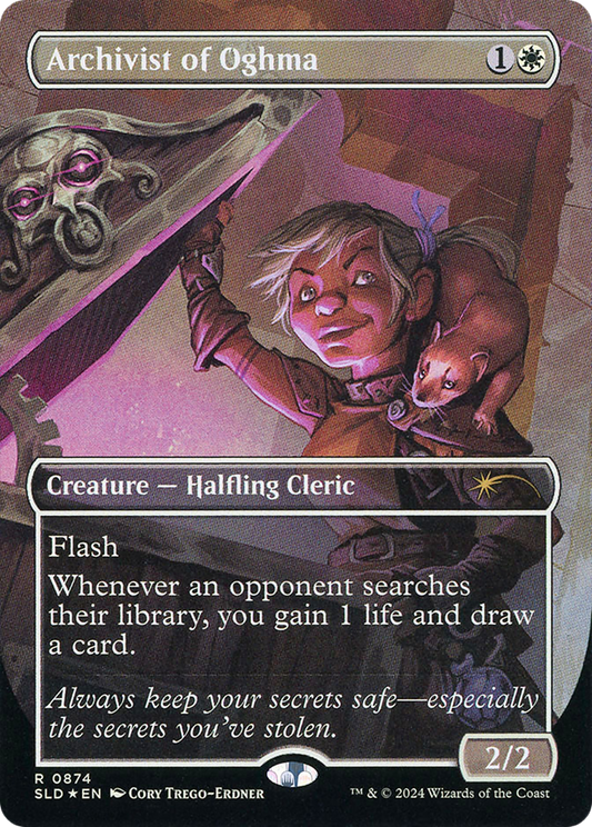 Archivist of Oghma (SLD-874) (Borderless) (Foil)