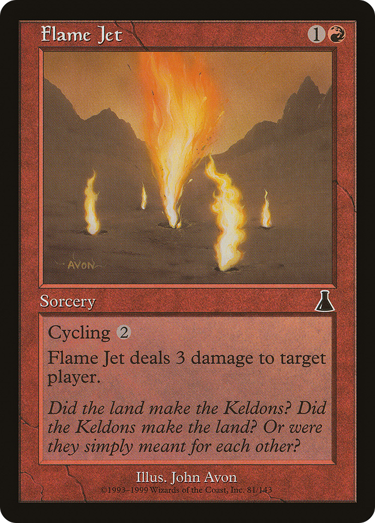 Flame Jet (UDS-081) (Foil)
