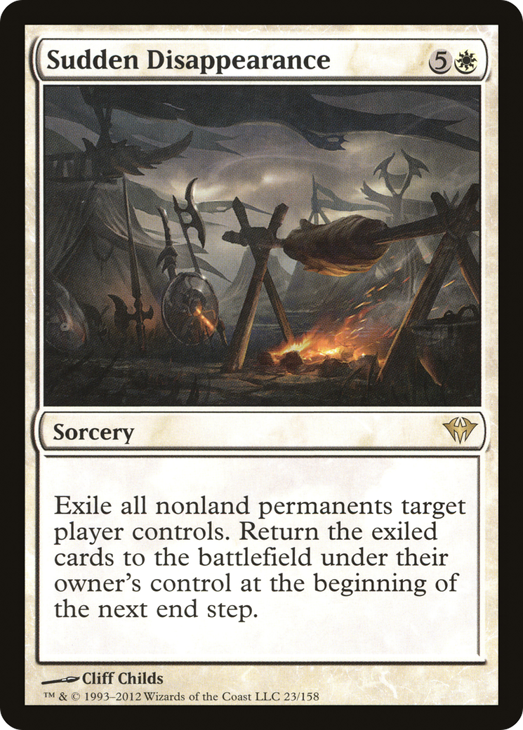 Sudden Disappearance (DKA-023) (Foil)