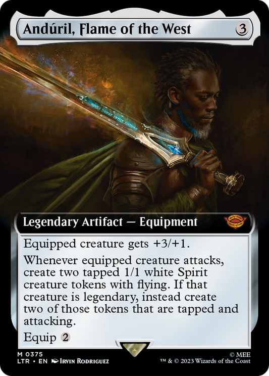 Andúril, Flame of the West (LTR-375) (Extended Art) (Foil)