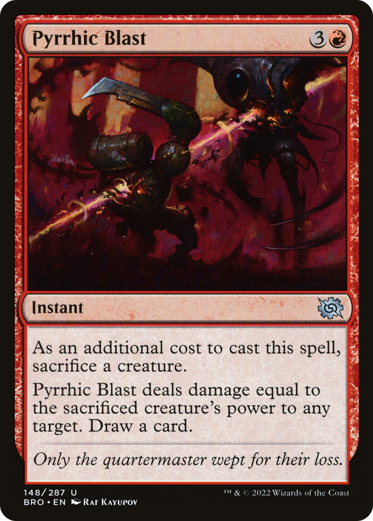 Pyrrhic Blast (BRO-148) (Foil)