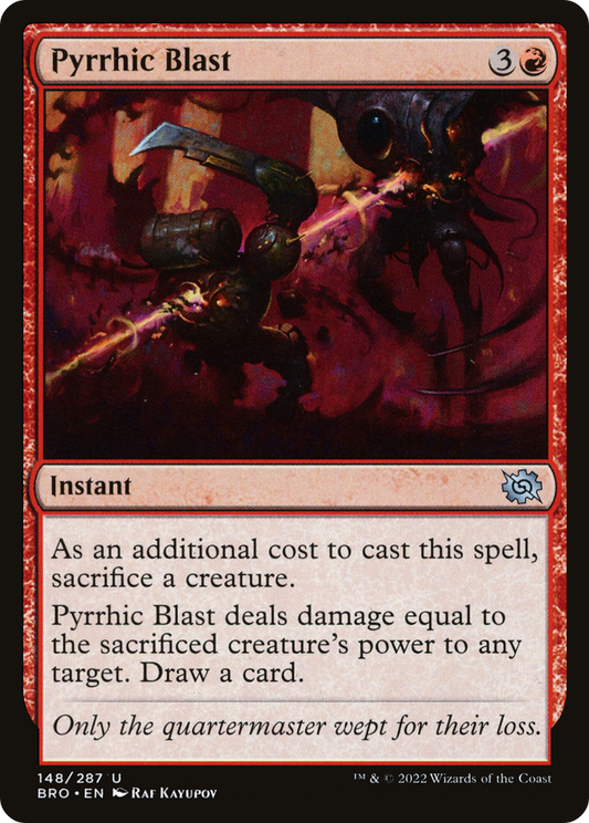 Pyrrhic Blast (BRO-148) (Foil)