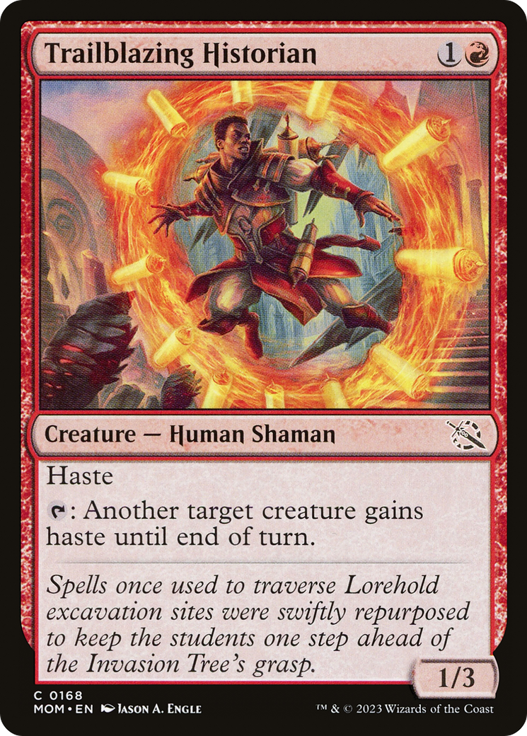 Trailblazing Historian (MOM-168) (Foil)