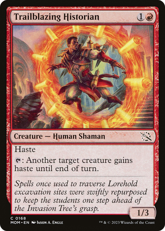 Trailblazing Historian (MOM-168) (Foil)