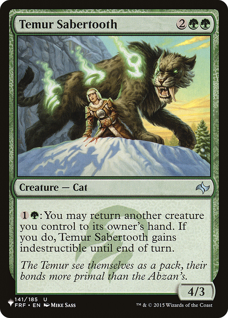 Temur Sabertooth (LIST-FRF-141)
