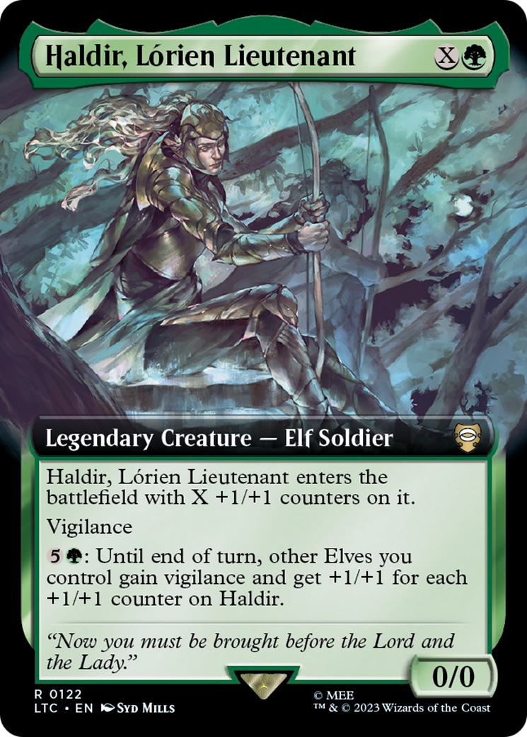 Haldir, Lórien Lieutenant (LTC-122) (Extended Art)