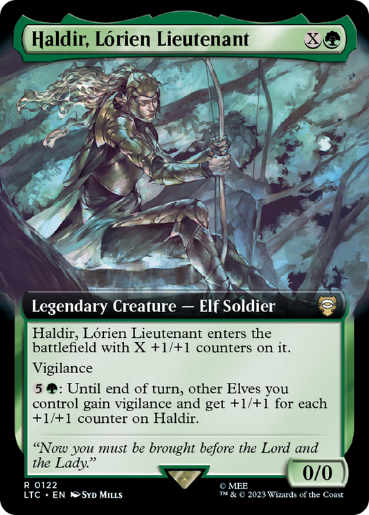 Haldir, Lórien Lieutenant (LTC-122) (Extended Art)