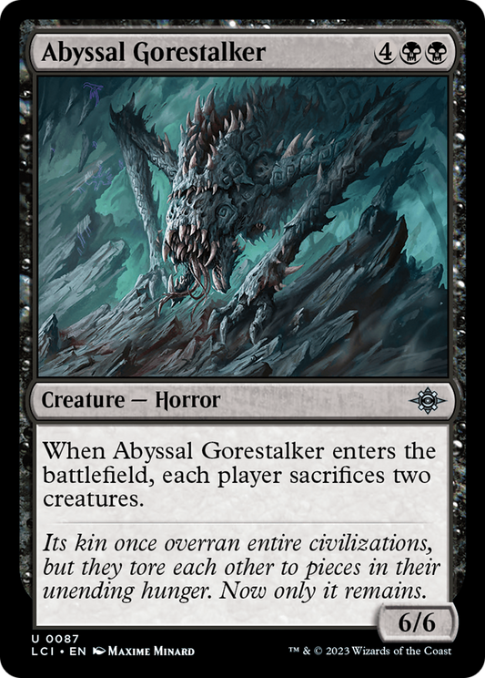 Abyssal Gorestalker (LCI-087) (Foil)