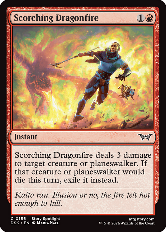 Scorching Dragonfire (DSK-156) (Foil)
