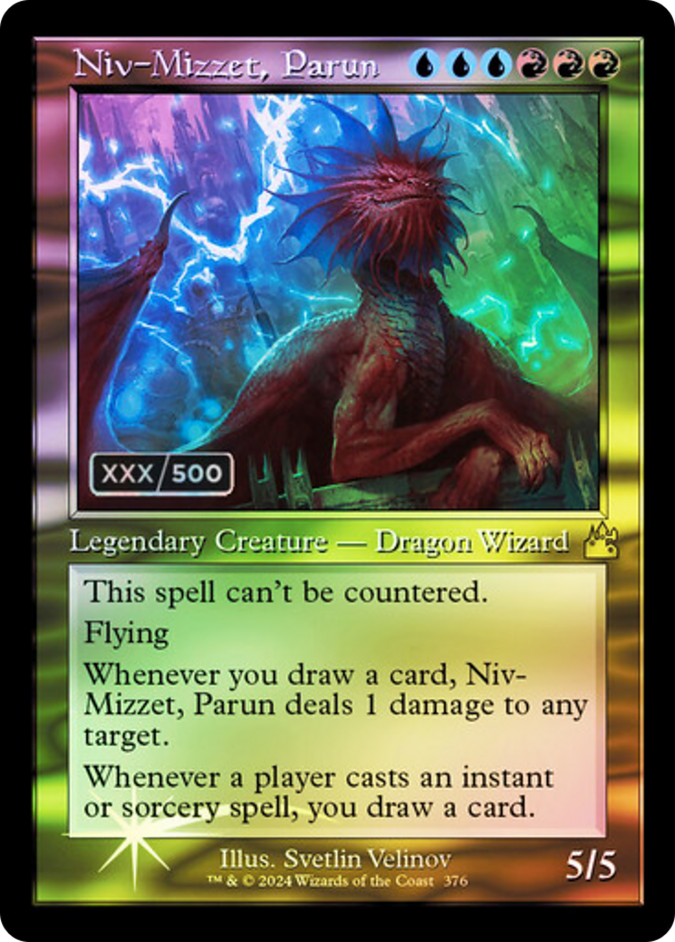 Niv-Mizzet, Parun (RVR-376Z) (Foil) (Serialized)