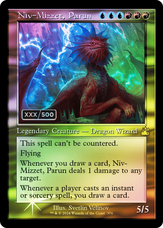Niv-Mizzet, Parun (RVR-376Z) (Foil) (Serialized)