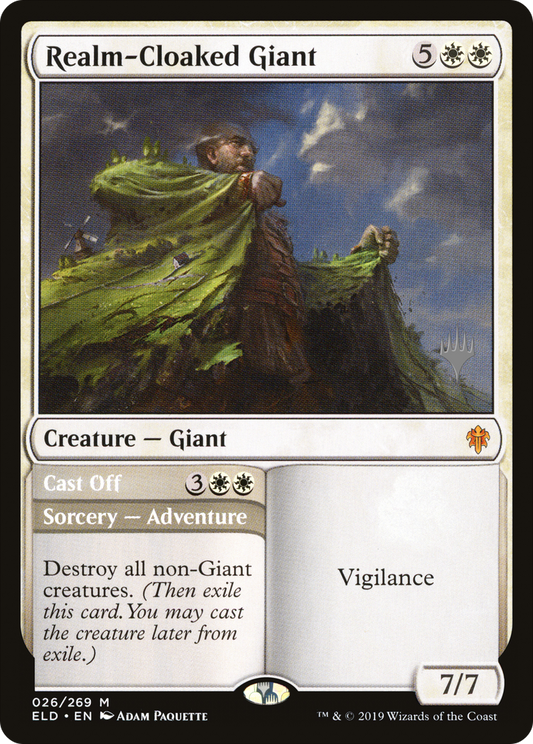 Realm-Cloaked Giant // Cast Off (PPELD-26P)