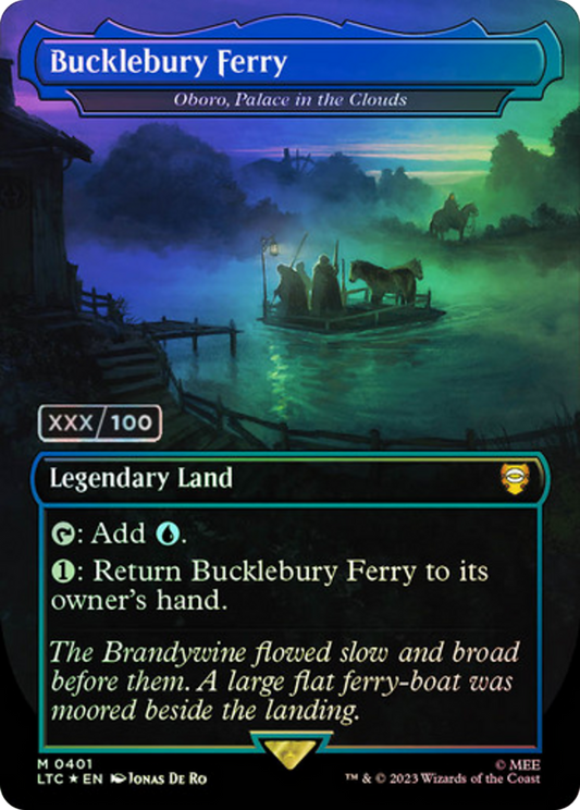 Bucklebury Ferry / Oboro, Palace in the Clouds (LTC-401) (Borderless) (Foil) (Serialized)