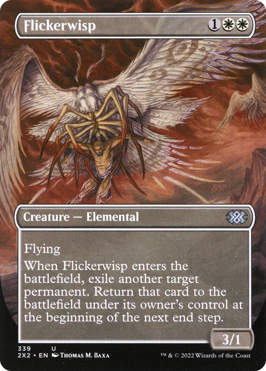 Flickerwisp (2X2-339) (Borderless) (Foil)