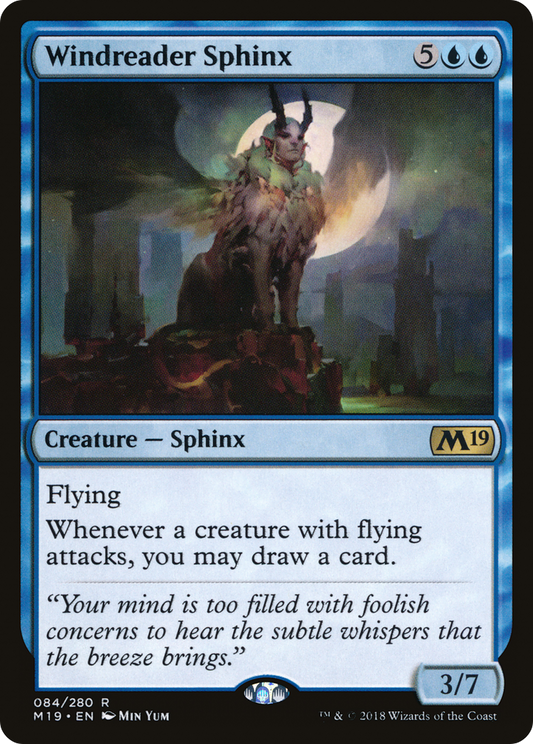 Windreader Sphinx (M19-084) (Foil)