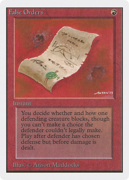 False Orders (2ED-148)