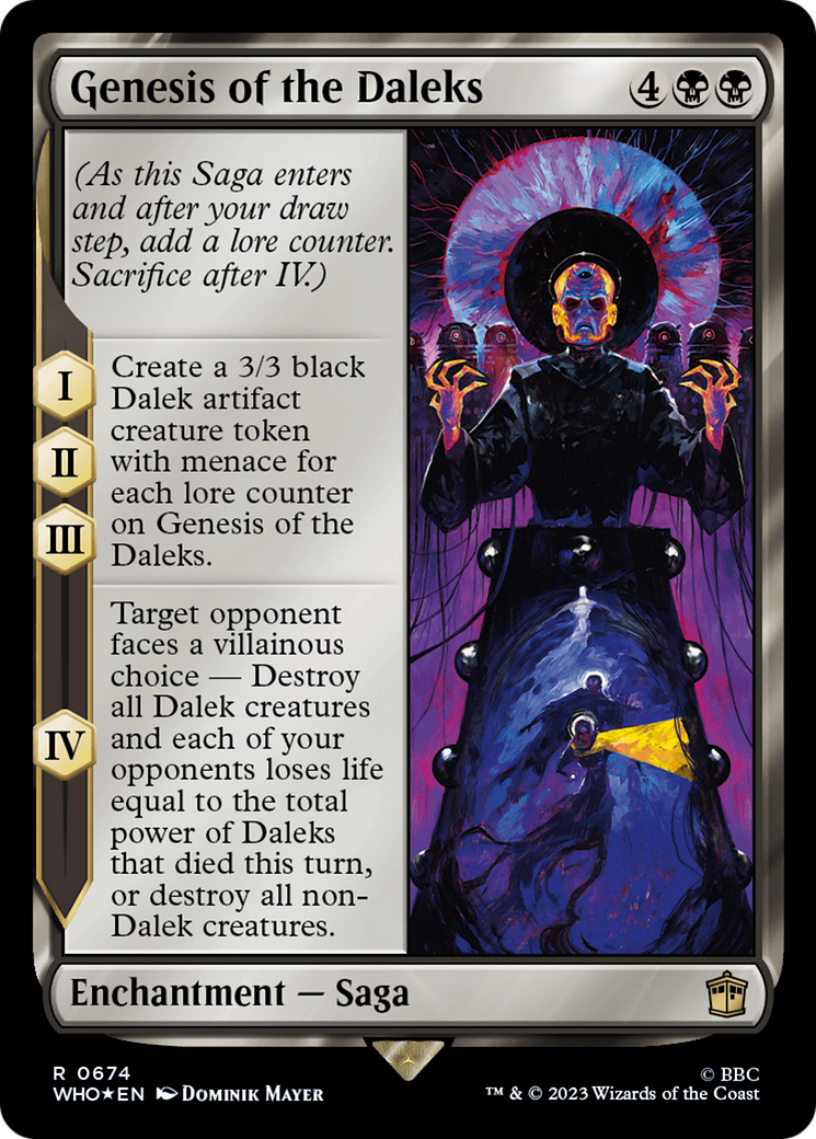 Genesis of the Daleks (WHO-674) (Surge Foil)