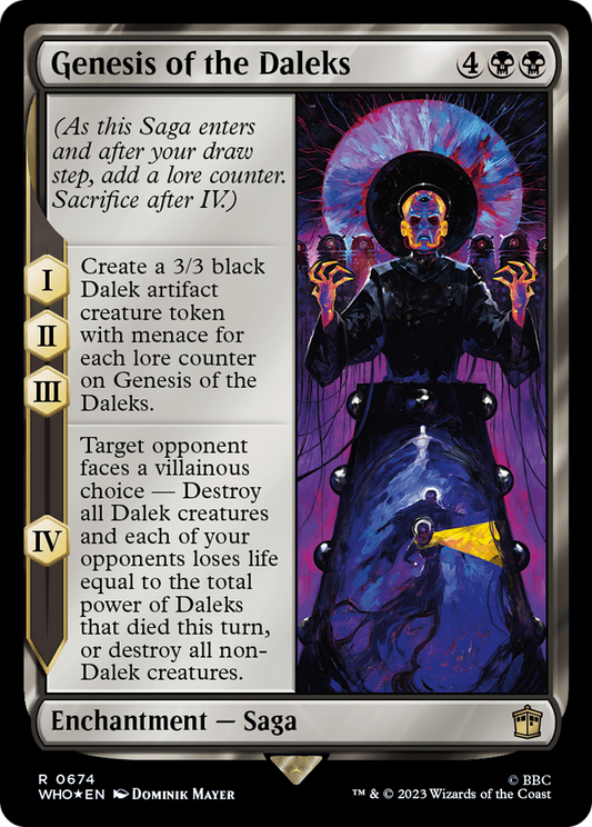 Genesis of the Daleks (WHO-674) (Surge Foil)