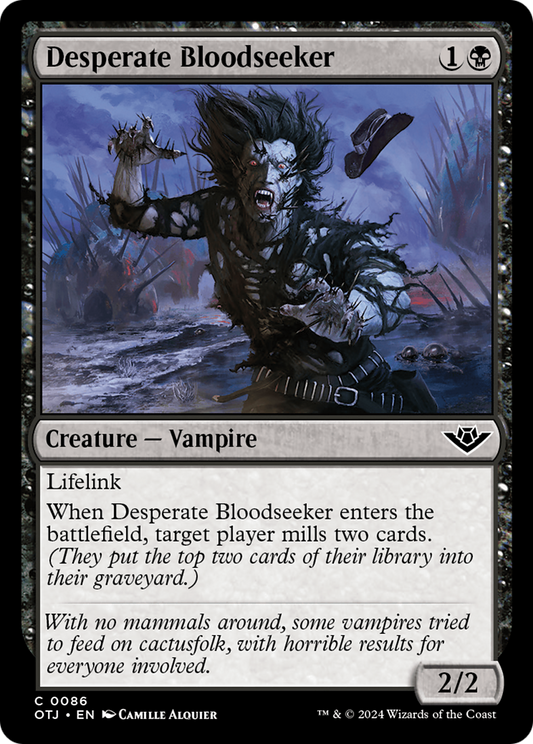 Desperate Bloodseeker (OTJ-086) (Foil)
