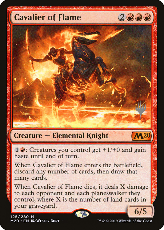 Cavalier of Flame (PPM20-125P) (Foil)