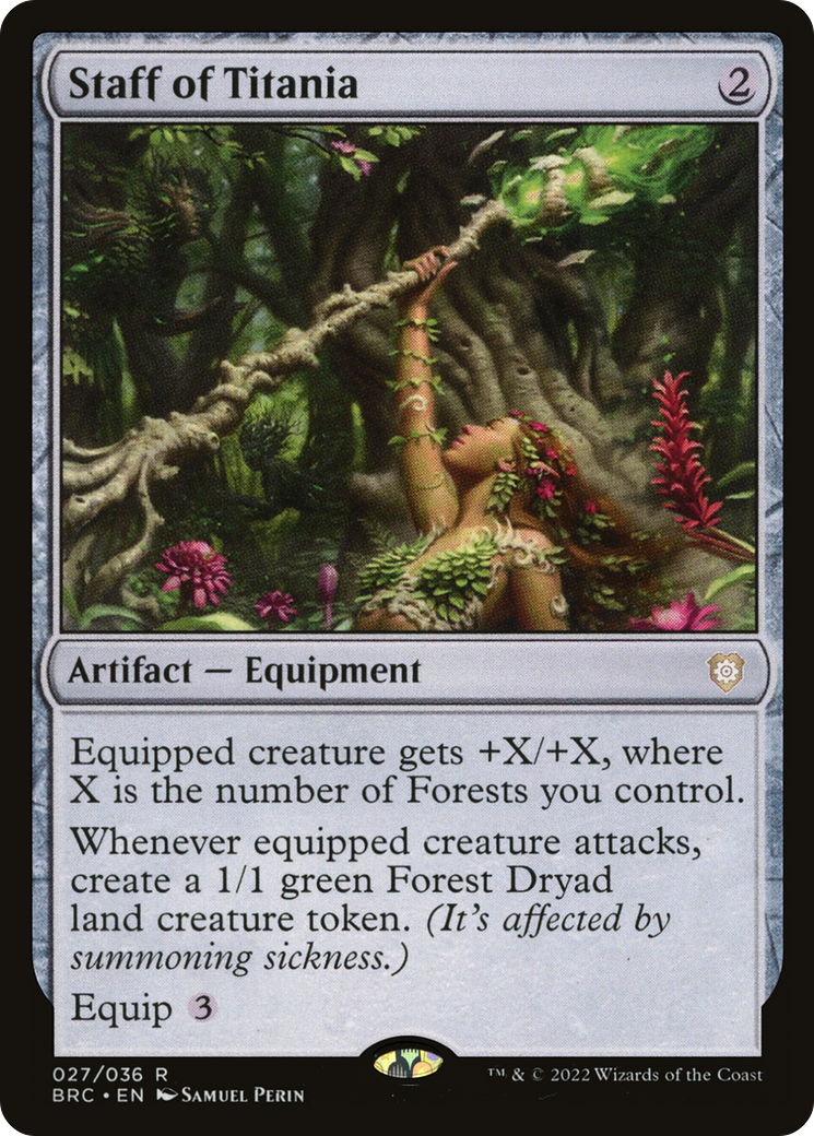 Staff of Titania (BRC-027) (Foil)