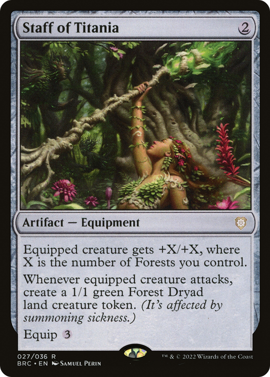 Staff of Titania (BRC-027) (Foil)