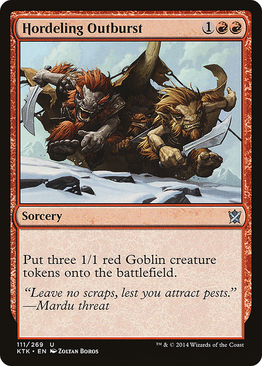 Hordeling Outburst (KTK-111) (Foil)