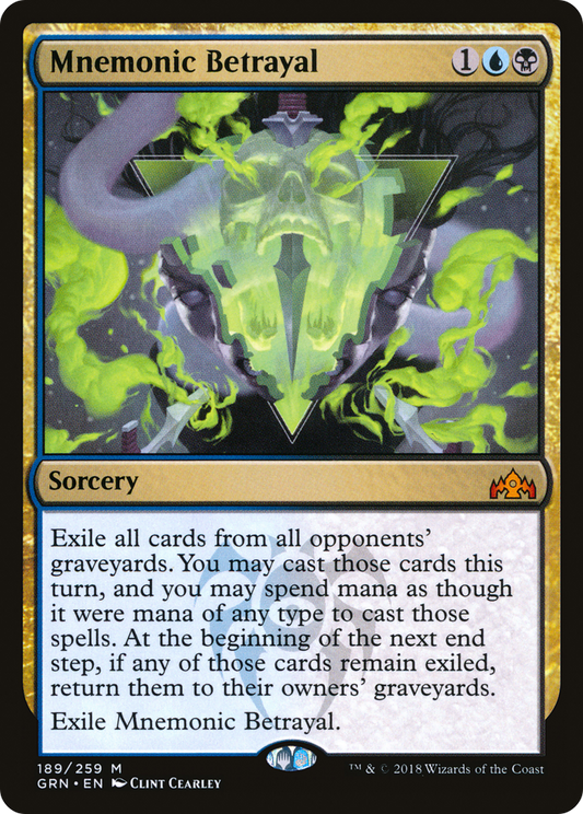 Mnemonic Betrayal (GRN-189) (Foil)