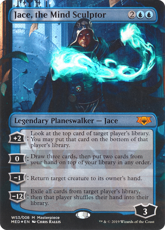 Jace, the Mind Sculptor (MED3-WS3) (Borderless) (Foil)