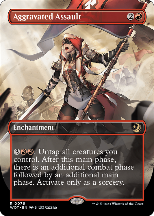 Aggravated Assault (WOT-076) (Borderless) (Foil)