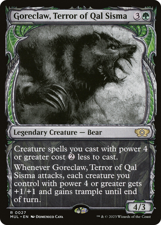 Goreclaw, Terror of Qal Sisma (MUL-027) (Showcase) (Foil)