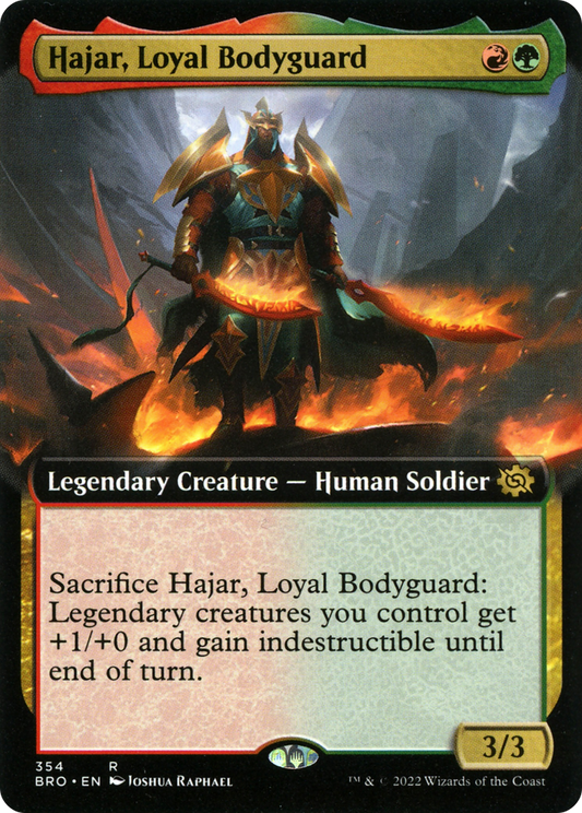 Hajar, Loyal Bodyguard (BRO-354) (Extended Art)
