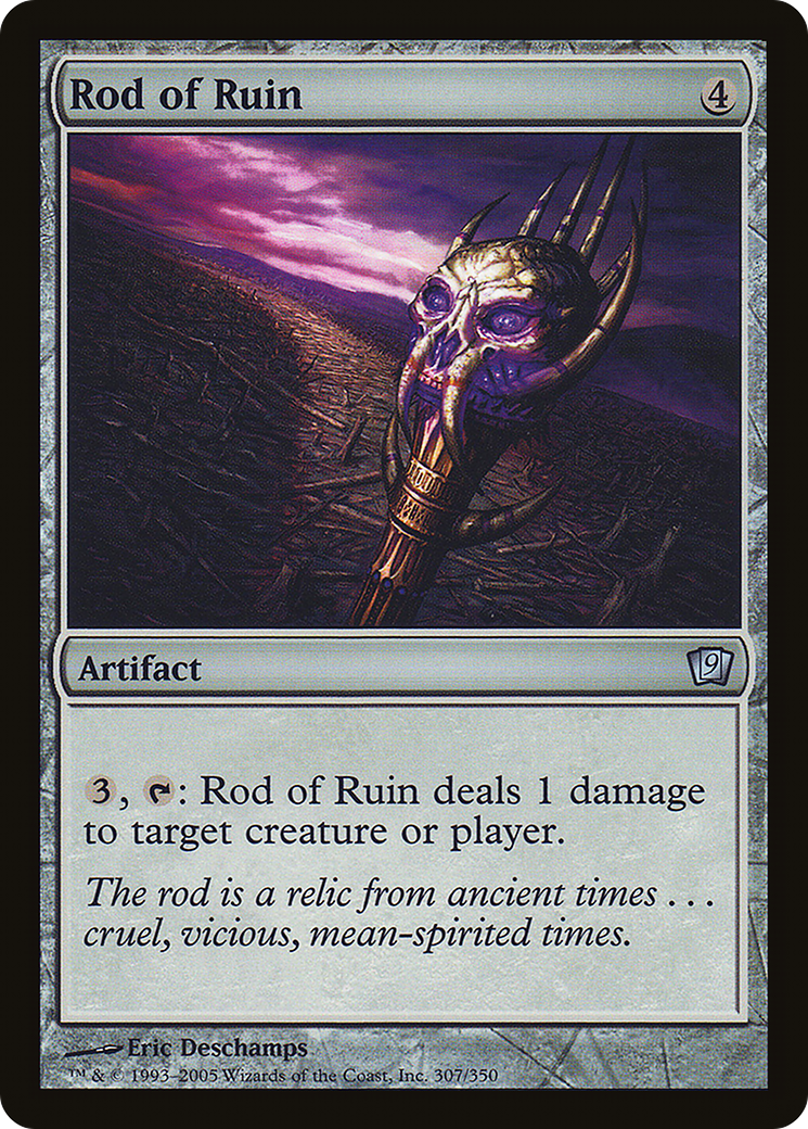 Rod of Ruin (9ED-307★) (Foil)