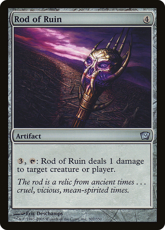 Rod of Ruin (9ED-307★) (Foil)
