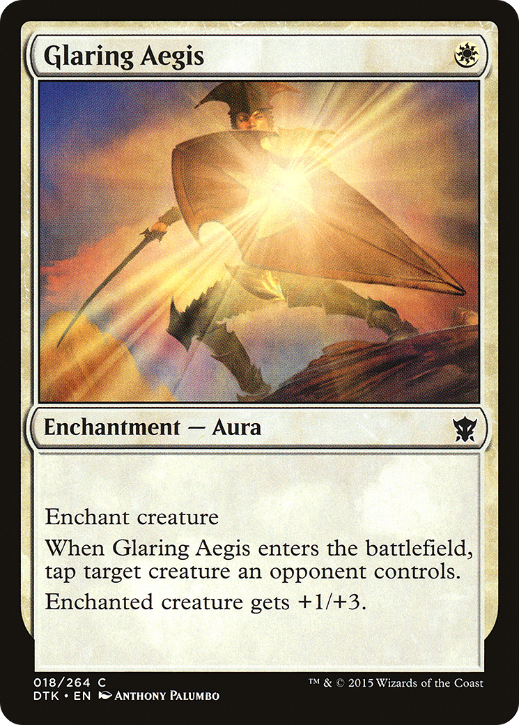 Glaring Aegis (DTK-018) (Foil)