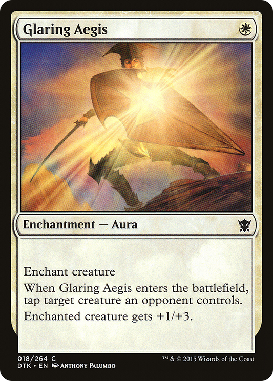 Glaring Aegis (DTK-018) (Foil)