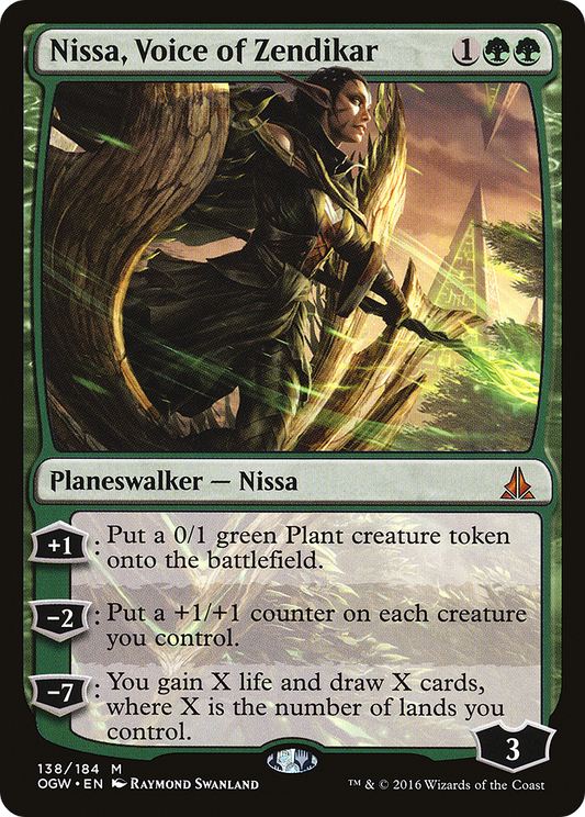 Nissa, Voice of Zendikar (OGW-138) (Foil)