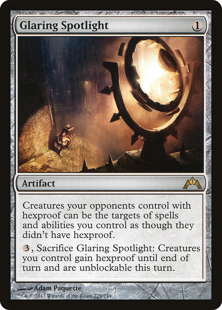 Glaring Spotlight (GTC-229) (Foil)
