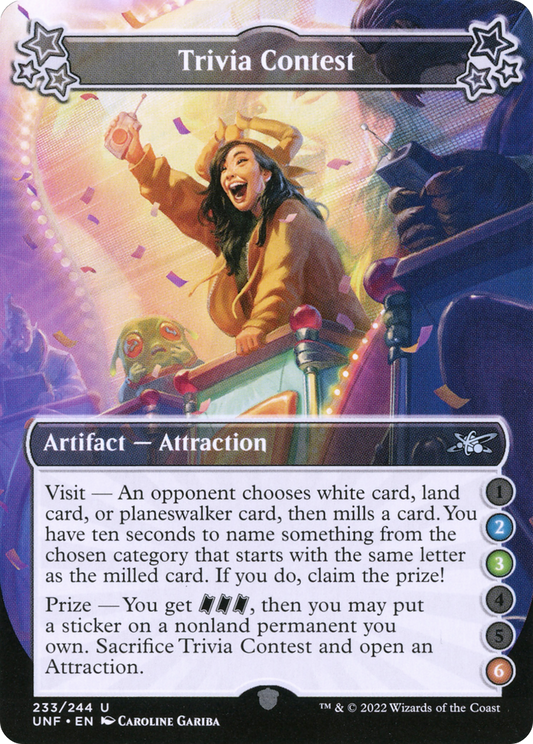 Trivia Contest (UNF-233A) (Foil)