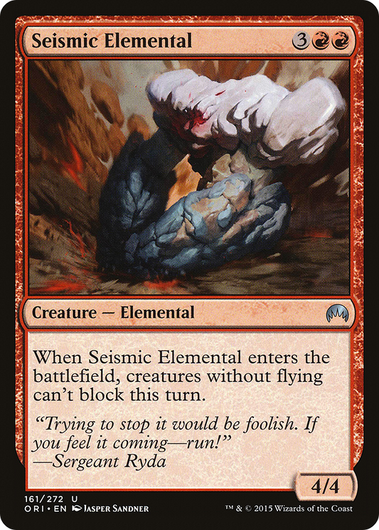 Seismic Elemental (ORI-161) (Foil)